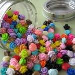 Mini Roses In A Glass Jar ..