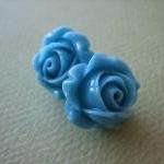 Adorable Cabbage Rose Earri..