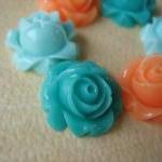 6PCS - Cabbage Rose Flower ..