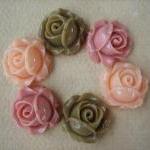 6pcs - Cabbage Rose Flower..
