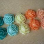 10PCS - Cabbage Rose Flower..