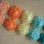 10PCS - Cabbage Rose Flower..