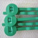 10PCS - Green - Hair Pins -..