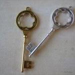 2pcs - Antique Silver & Go..
