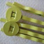 10PCS - Yellow - Hair Pins ..