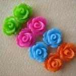 8PCS - Mini Rose Flower Cab..