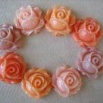 8pcs - Cabbage Rose Flower..