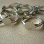 10PCS - Brass Ring Blanks -..