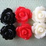 6PCS - Mini Rose Flower Cab..