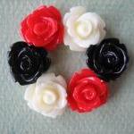 6PCS - Mini Rose Flower Cab..