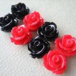 8PCS - Mini Rose Flower Cab..