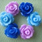 6PCS - Mini Rose Flower Cab..