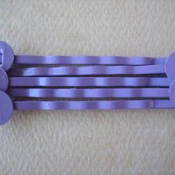 10PCS - Purple - Hair Pins - 8MM Round Pad - Jewelry Findings by ZARDENIA